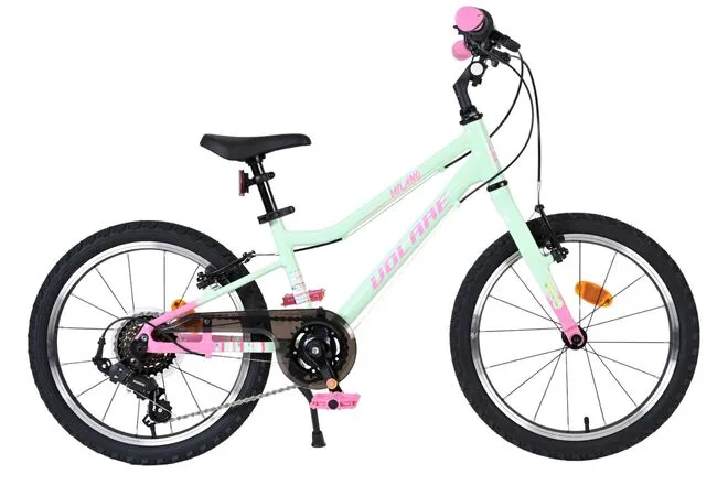 Volare Milano Kinderfiets – Meisjes – 18 inch – Nexus 3 – Mintgroen — foto 14