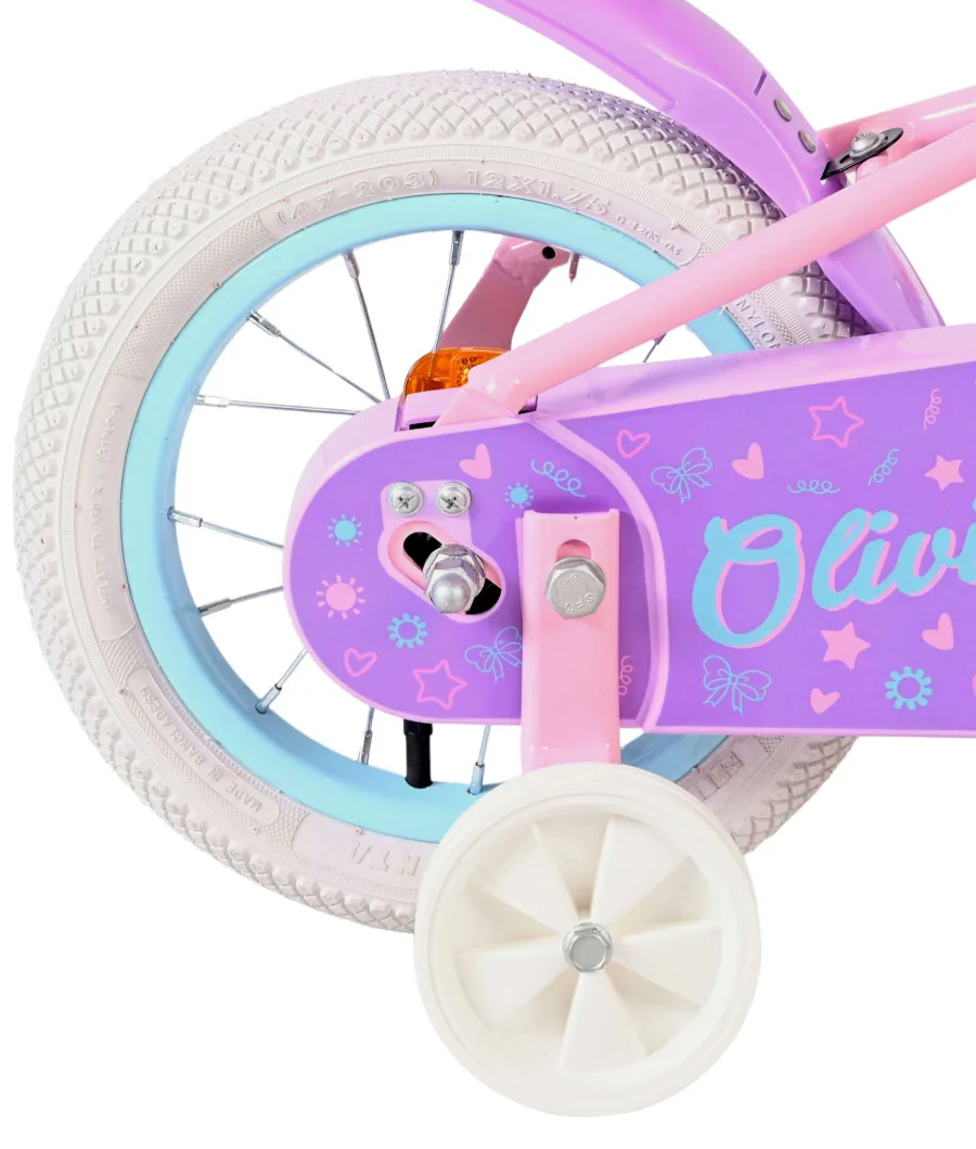 Volare Olivia Kinderfiets – Meisjes – 12 inch – Roze — foto 2