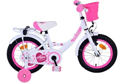 Volare Ashley Kinderfiets – Meisjes – 14 inch – Wit