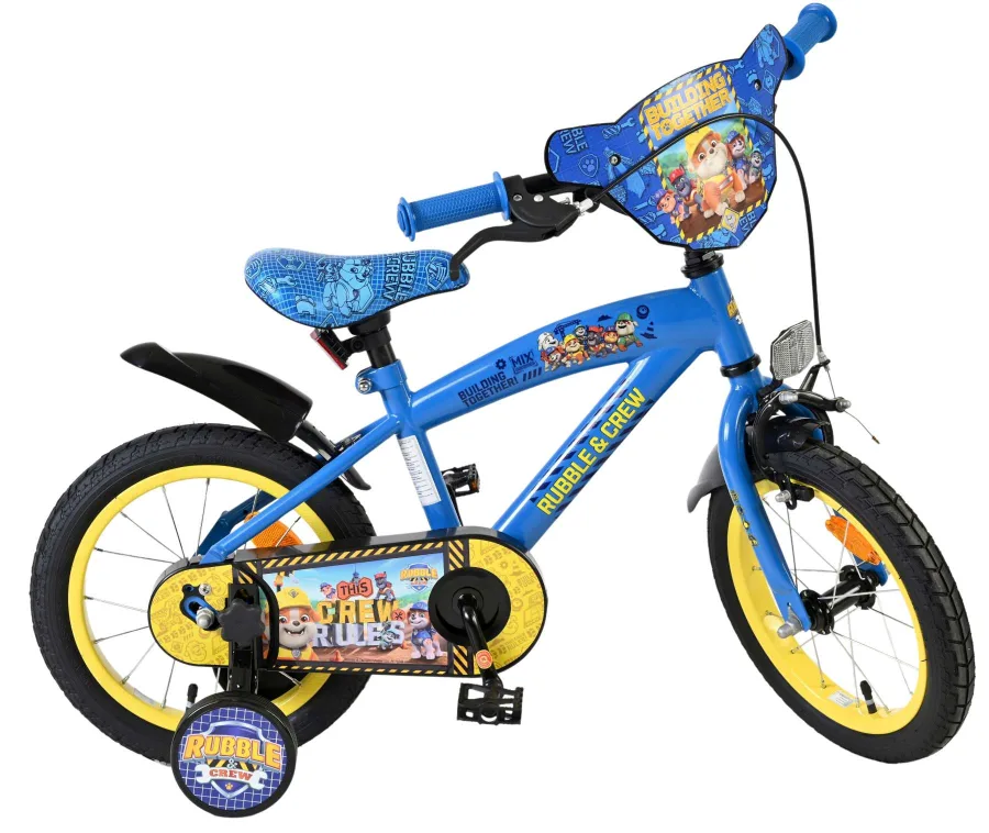 Paw Patrol -Rubble & Crew - Kinderfiets - Jongens - 14 inch - Blauw — foto 10