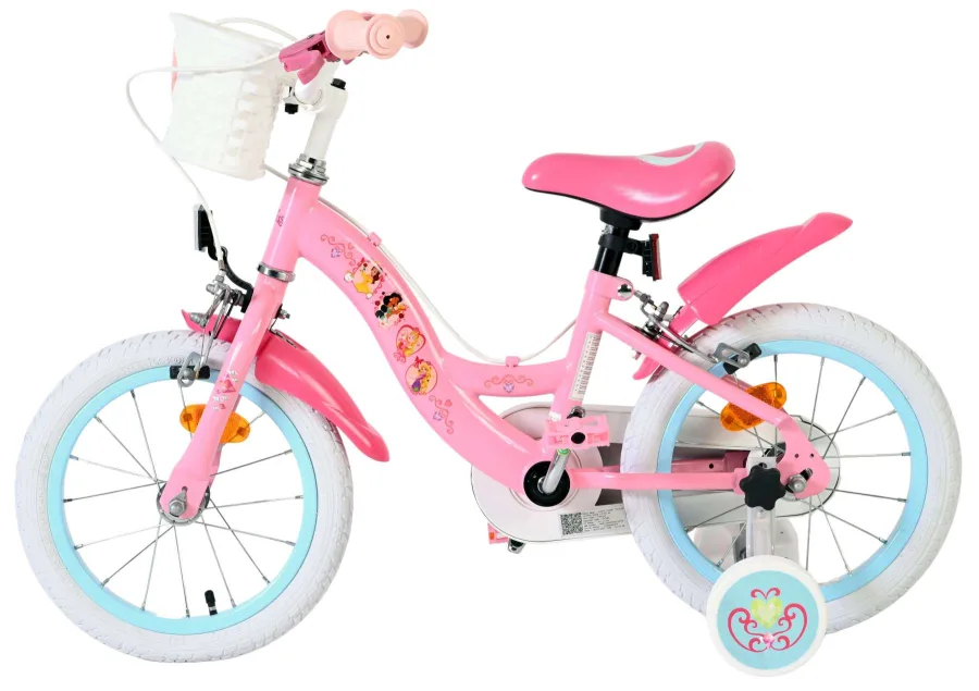 Magic Royals Kinderfiets – Meisjes – 14 inch – Roze – Twee handremmen — foto 7