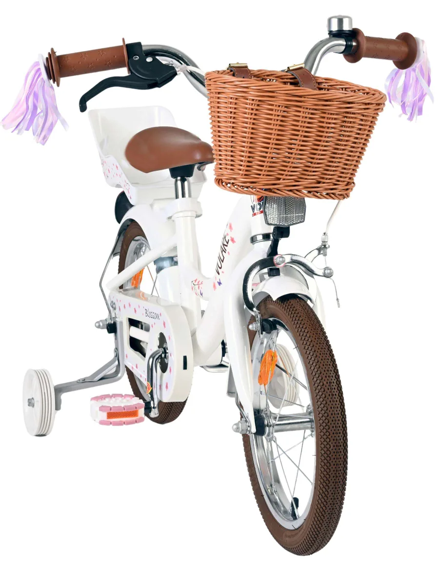 Volare Blossom Kinderfiets – Meisjes – 14 inch – Wit — foto 7