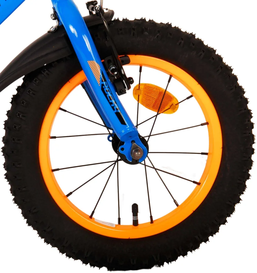 Volare Rocky Kinderfiets – Jongens – 14 inch – Blauw – Twee handremmen — foto 9
