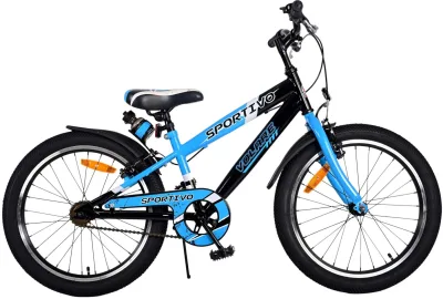 Volare Sportivo Kinderfiets – Jongens – 20 inch – Blauw – Twee handremmen