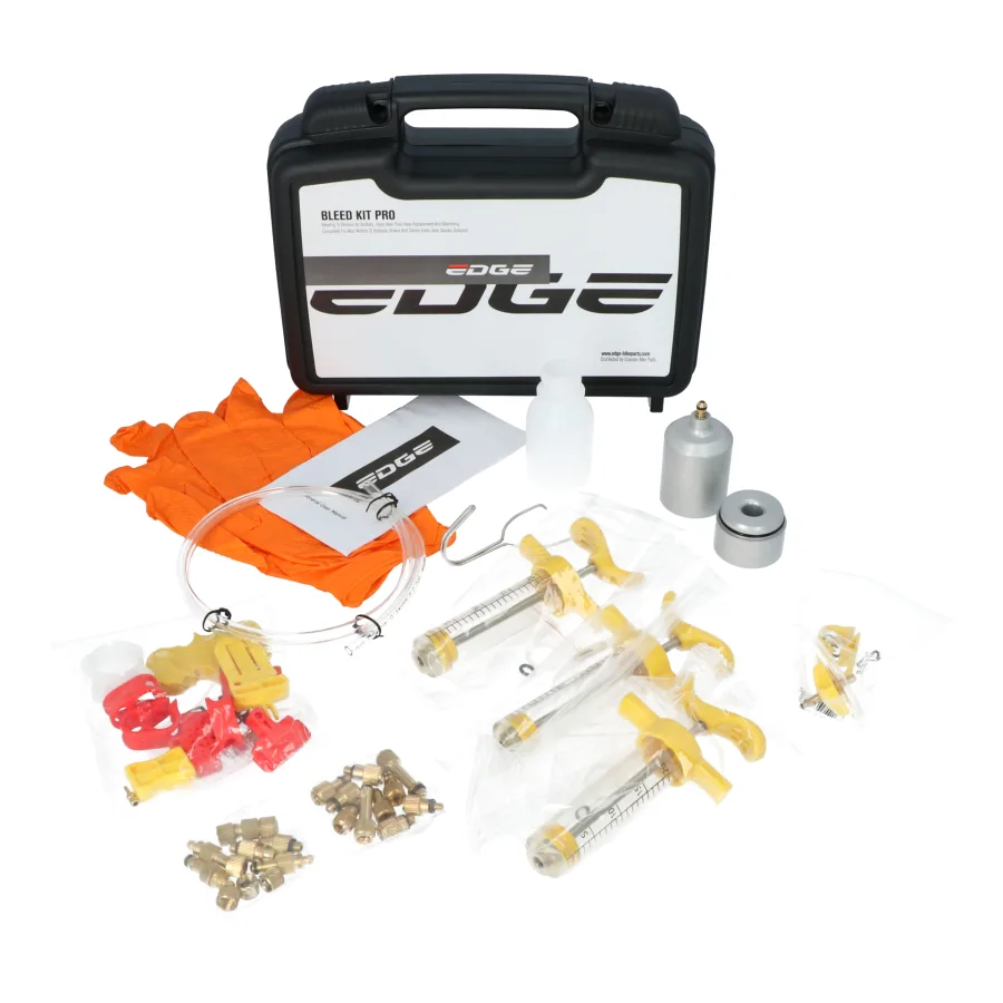Bleed set Edge Pro with opbergkoffer for hydraulic brakes