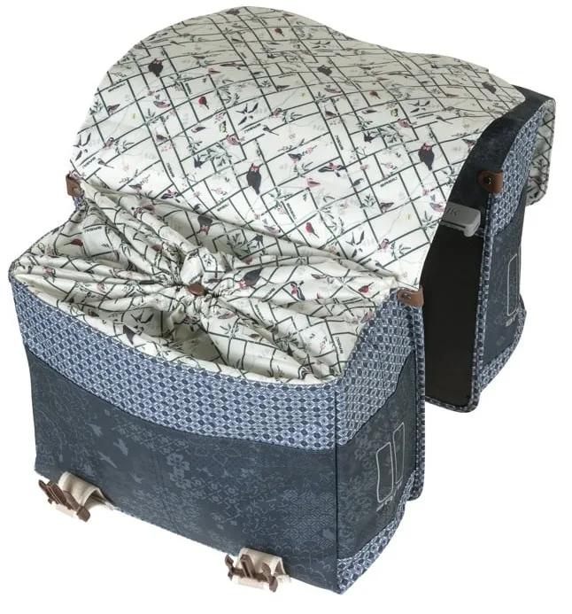 Dubbele fietstas Basil Bohème MIK 35 liter indigo blauw — foto 8