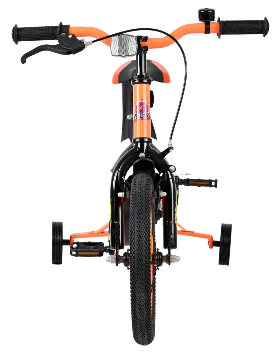 Volare Strike Kinderfiets – Jongens – 14 inch – Zwart Oranje — foto 9