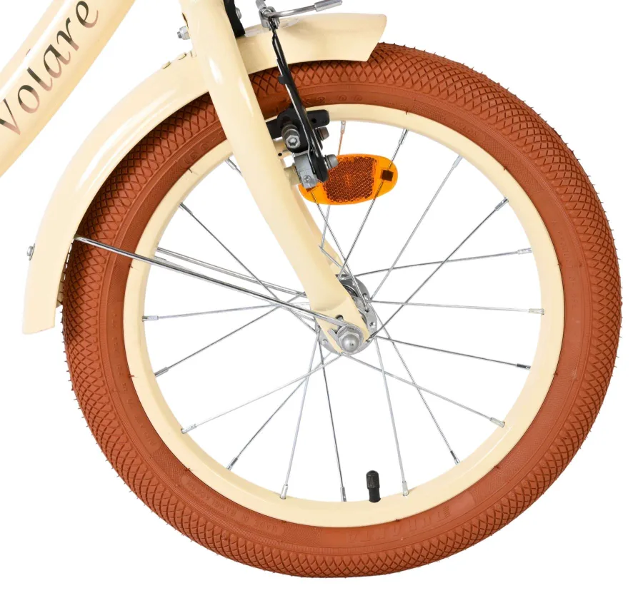 Volare Ashley Kinderfiets - Meisjes - 16 inch - Creme — foto 3