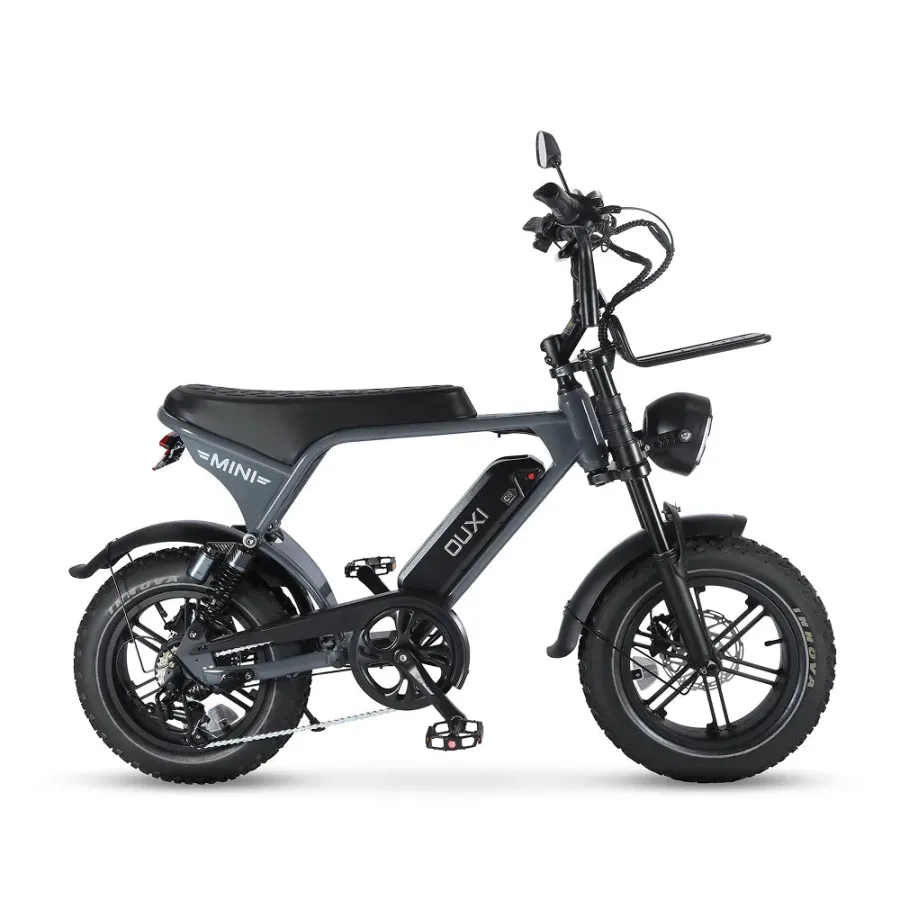 OUXI V8 Ultra Mini Fat-bike Grijs — foto 2