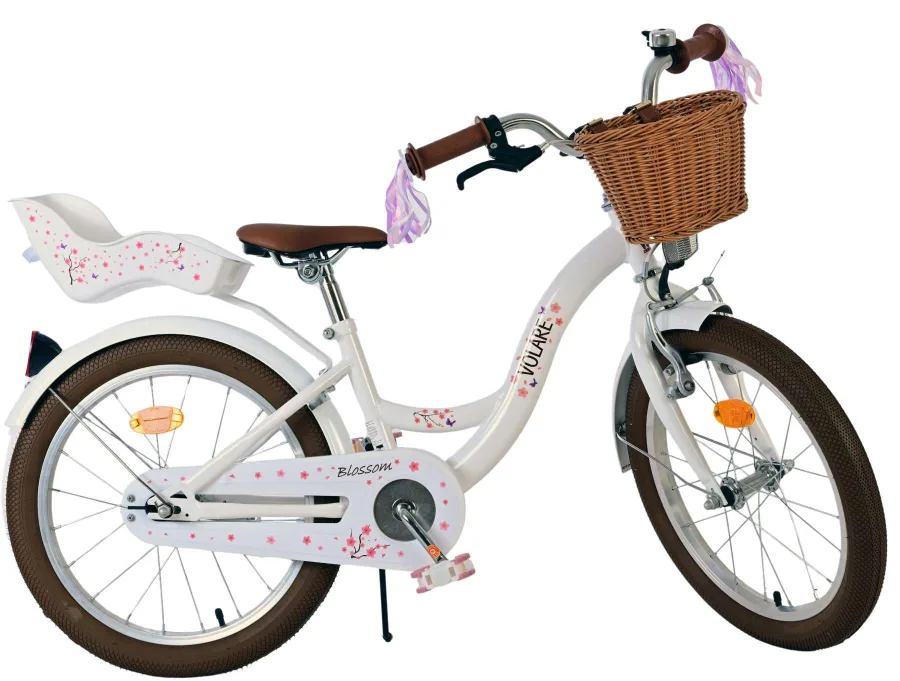 Volare Blossom Kinderfiets – Meisjes – 18 inch – Wit — foto 2