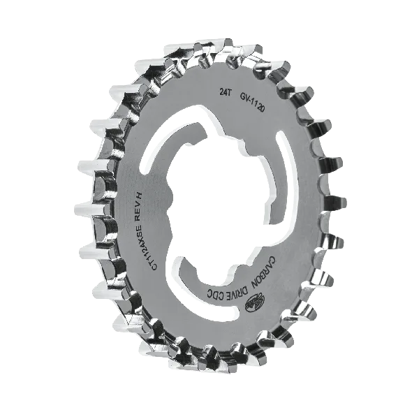 Achtertandwiel Gates CDC Center Track 24T Shimano IGH CRMO staal