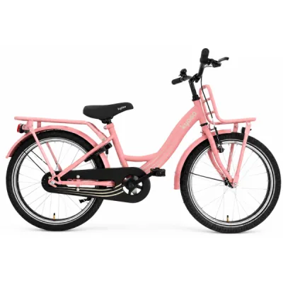 Kinderfiets Kyoso Blossom Mauve 20 inch remnaaf mat roze