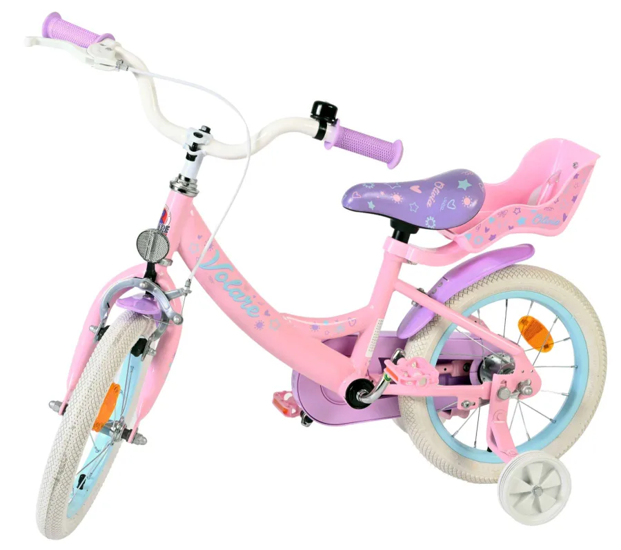Volare Olivia Kinderfiets – Meisjes – 14 inch – Roze — foto 9