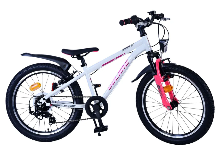 Volare XC Race Kinderfiets – 20 inch – 7 speed – Wit Roze — foto 14