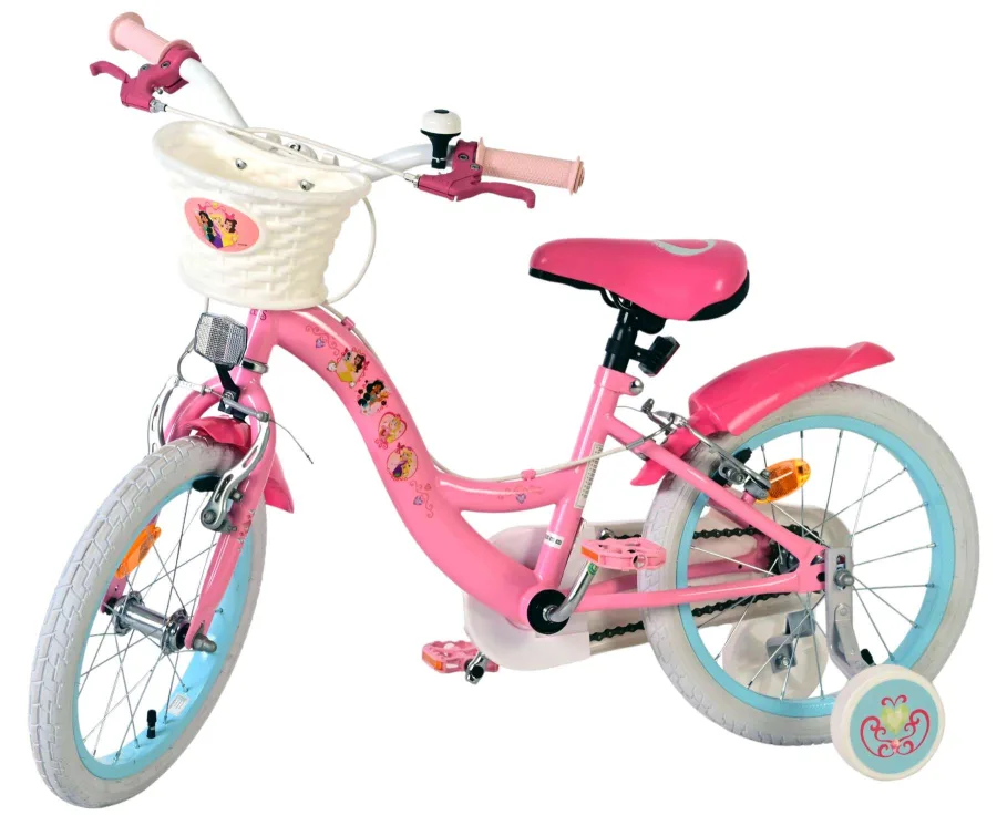 Magic Royals Kinderfiets – Meisjes – 16 inch – Roze – Twee Handremmen — foto 8