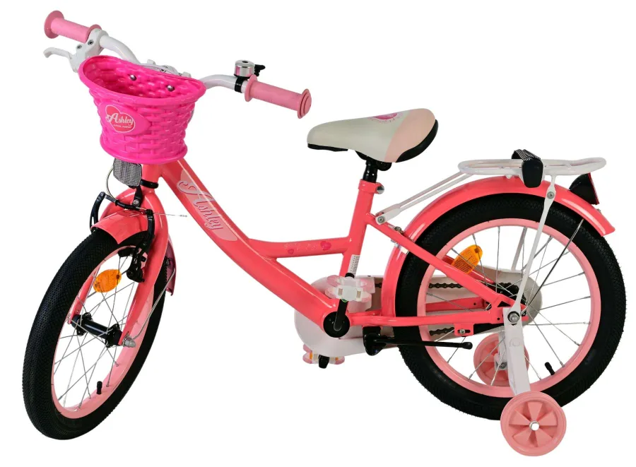 Volare Ashley Kinderfiets – Meisjes – 16 inch – Roze/Rood — foto 11