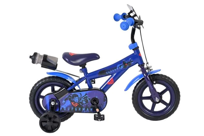 Superman Kinderfiets – Jongens – Mag Wheels – 12 inch – Blauw — foto 13