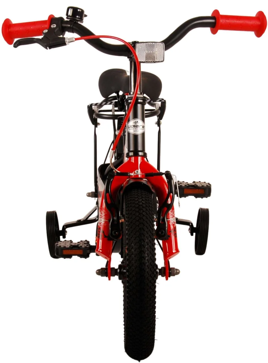 Volare Thombike Kinderfiets – Jongens – 12 inch – Zwart Rood — foto 18
