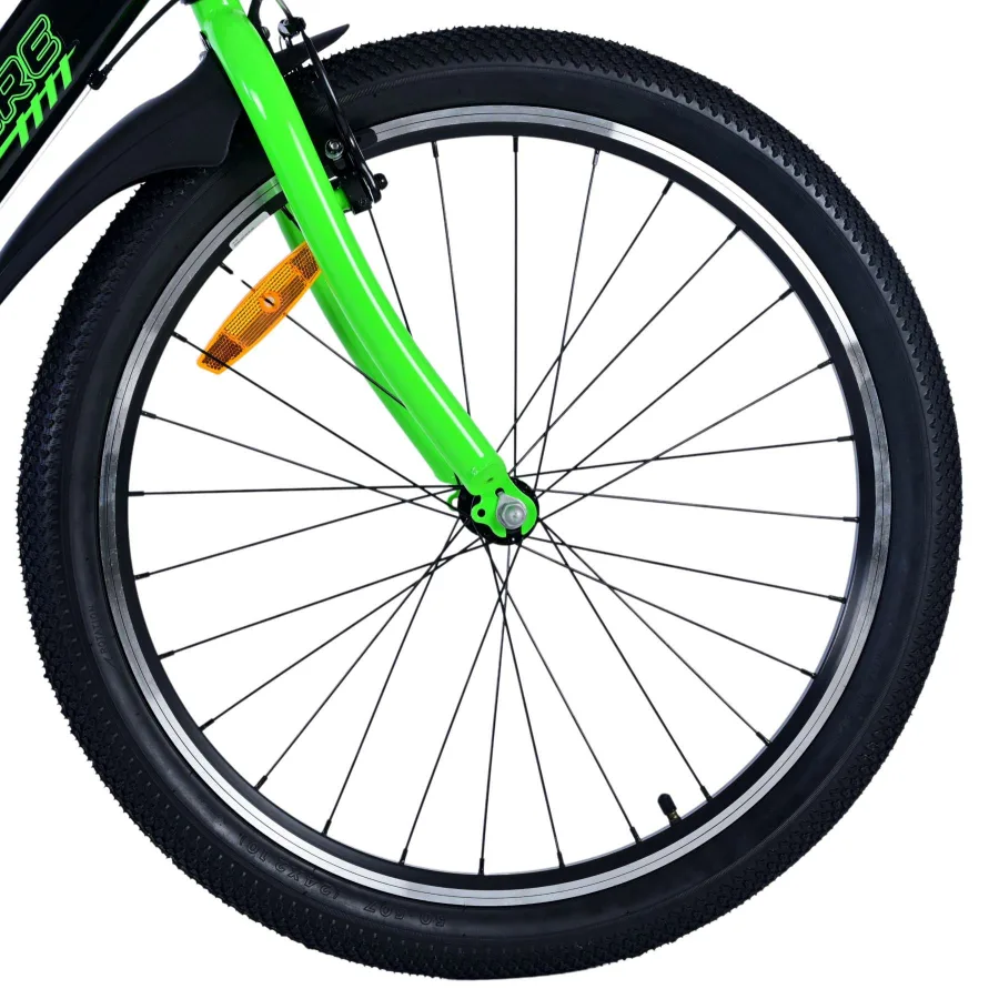 Volare Sportivo Kinderfiets – Jongens – 24 inch – 7 Speed – Zwart Groen — foto 3
