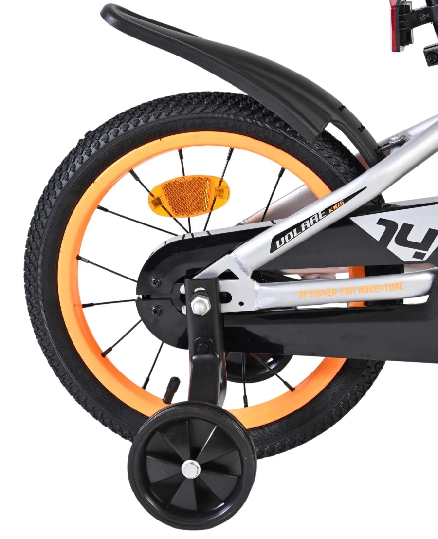 Volare Rocky Kinderfiets – Jongens – 14 inch – Grijs — foto 2