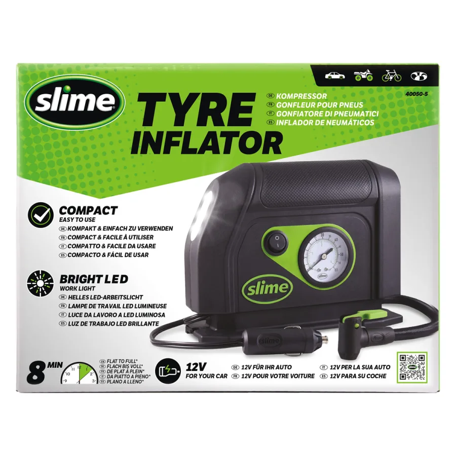 Slime 12V bandenpomp / compressor — foto 2