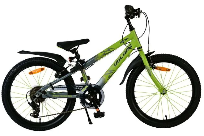Volare Rocky Kinderfiets – 20 inch – 7 speed – Groen/Grijs