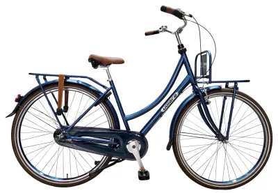 Volare Oma Classic Kinderfiets - Meisjes - 28 inch - M - Blauw - Shimano Nexus 3