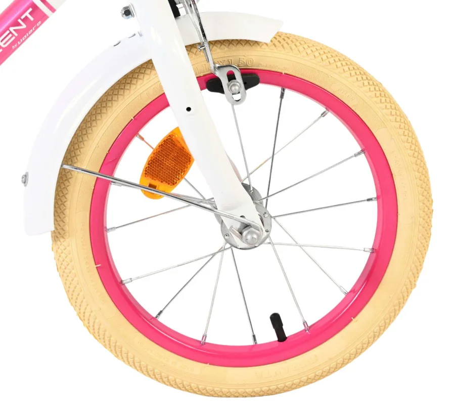 Volare Excellent Kinderfiets – Meisjes – 14 inch – Wit — foto 3