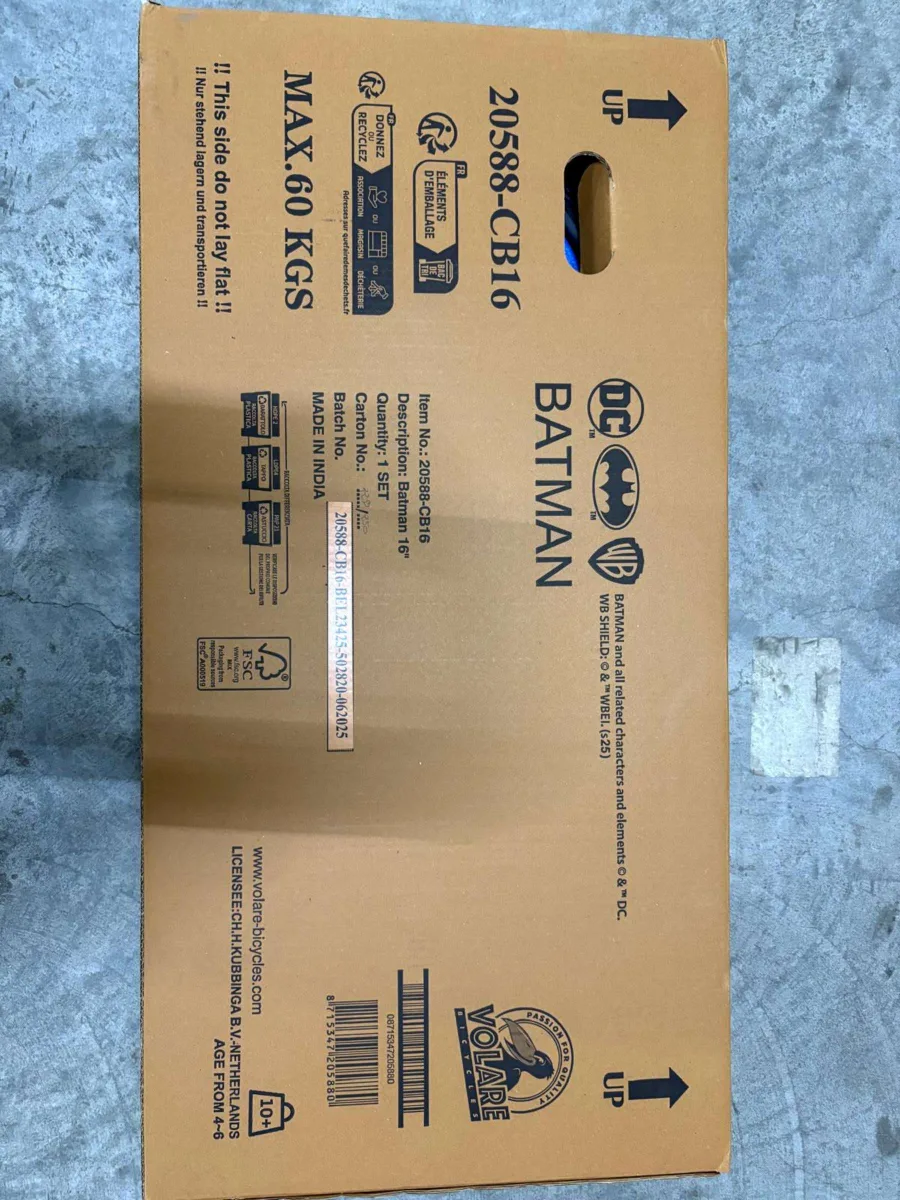 Batman Kinderfiets – Jongens – 16 inch – Zwart — foto 5