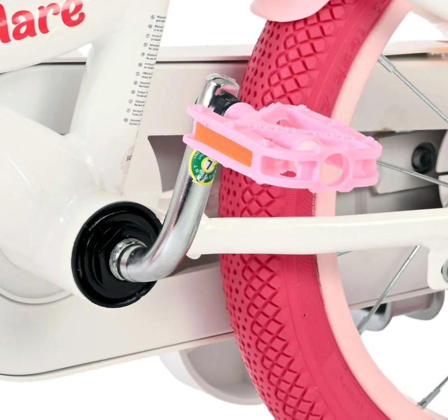 Volare Unicorn Kinderfiets – Meisjes – 14 inch – Wit — foto 10