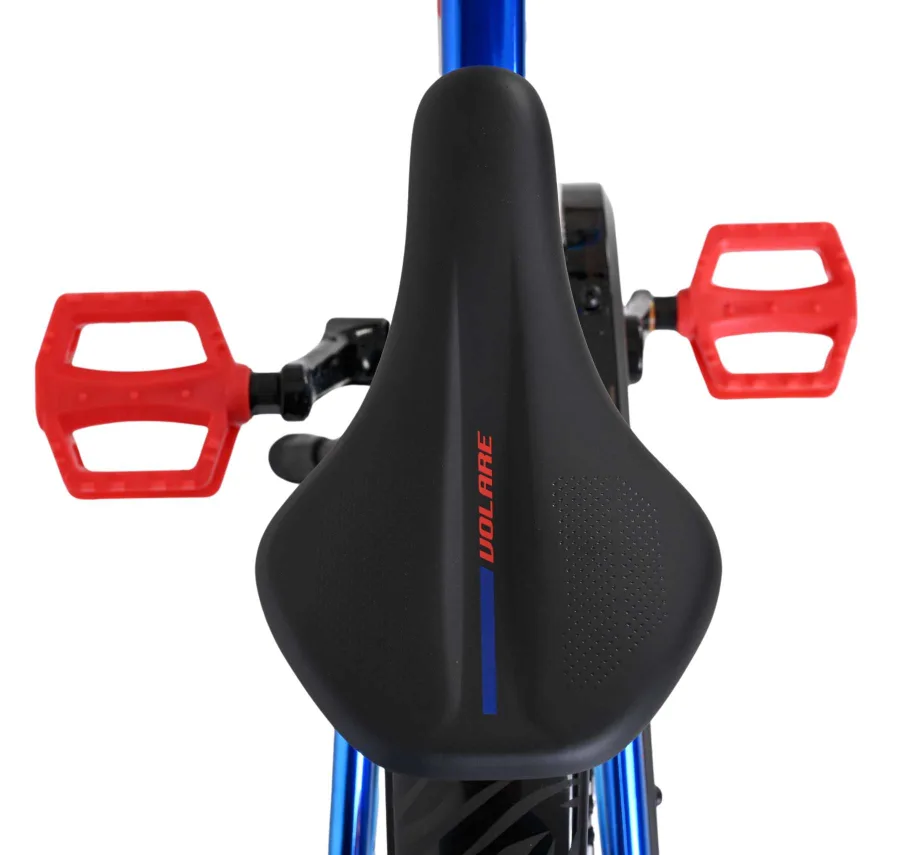 Volare Chrome Kinderfiets - Jongens - 18 inch - Blauw Zilver — foto 16