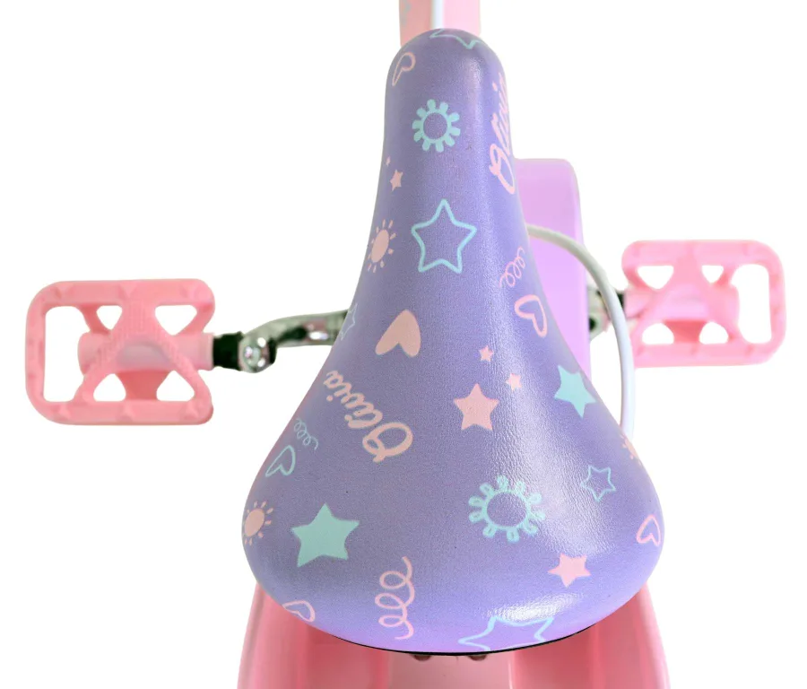 Volare Olivia Kinderfiets – Meisjes – 12 inch – Roze – Twee handremmen — foto 4