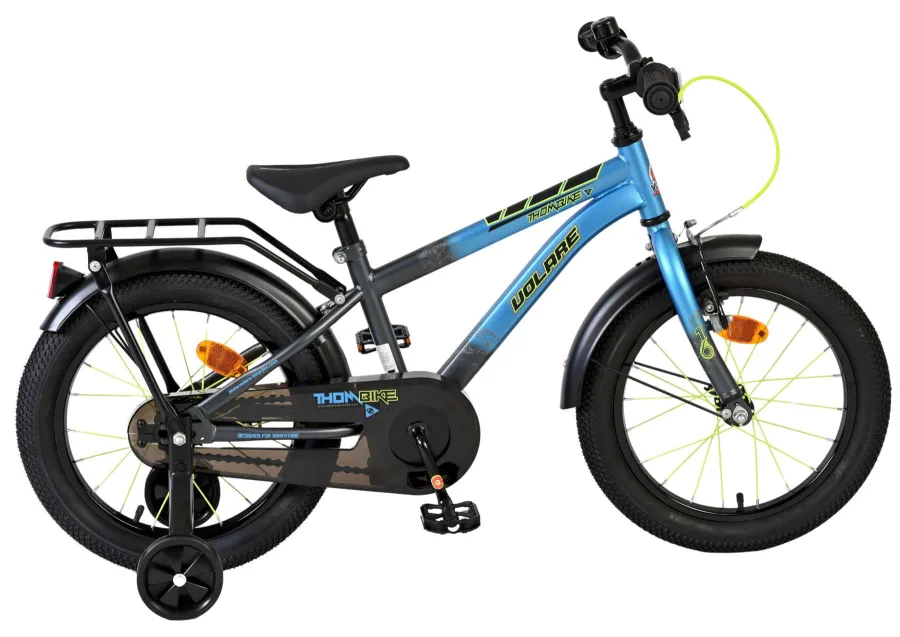 Volare Thombike Kinderfiets – Jongens – 16 inch – Groen Grijs