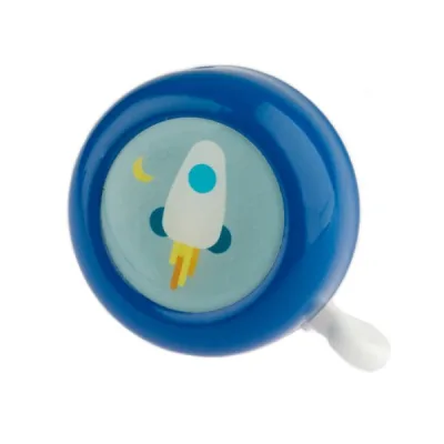 Fietsbel PexKids Rocket – blauw/wit