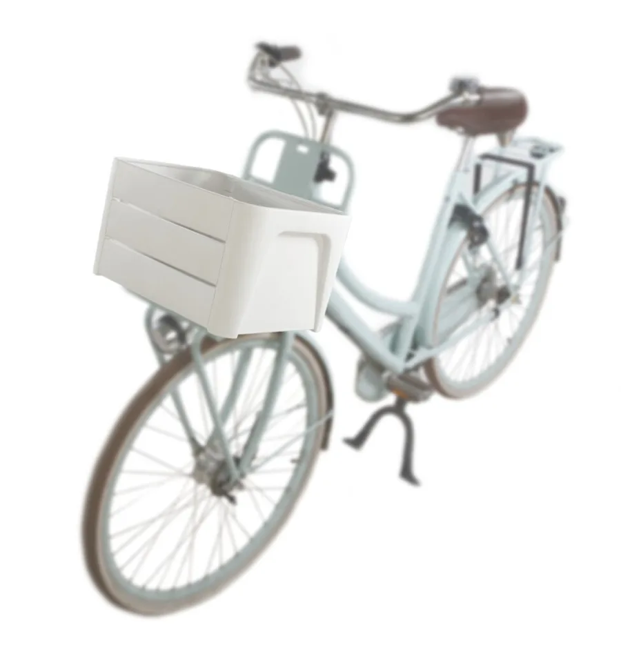 Fietskrat Mirage ‘Klik on Krat’ wit  24L — foto 7