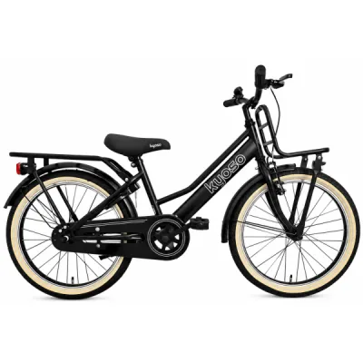 Kinderfiets Kyoso Blossom Classic 20 inch remnaaf mat zwart