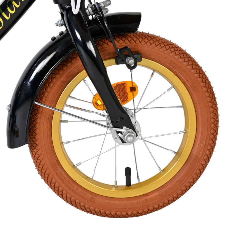 Volare Ashley Kinderfiets – Meisjes – 12 inch – Zwart — foto 3