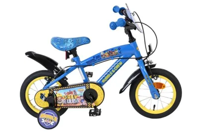Paw Patrol -Rubble & Crew – Kinderfiets – Jongens – 12 inch – Blauw – Twee handremmen