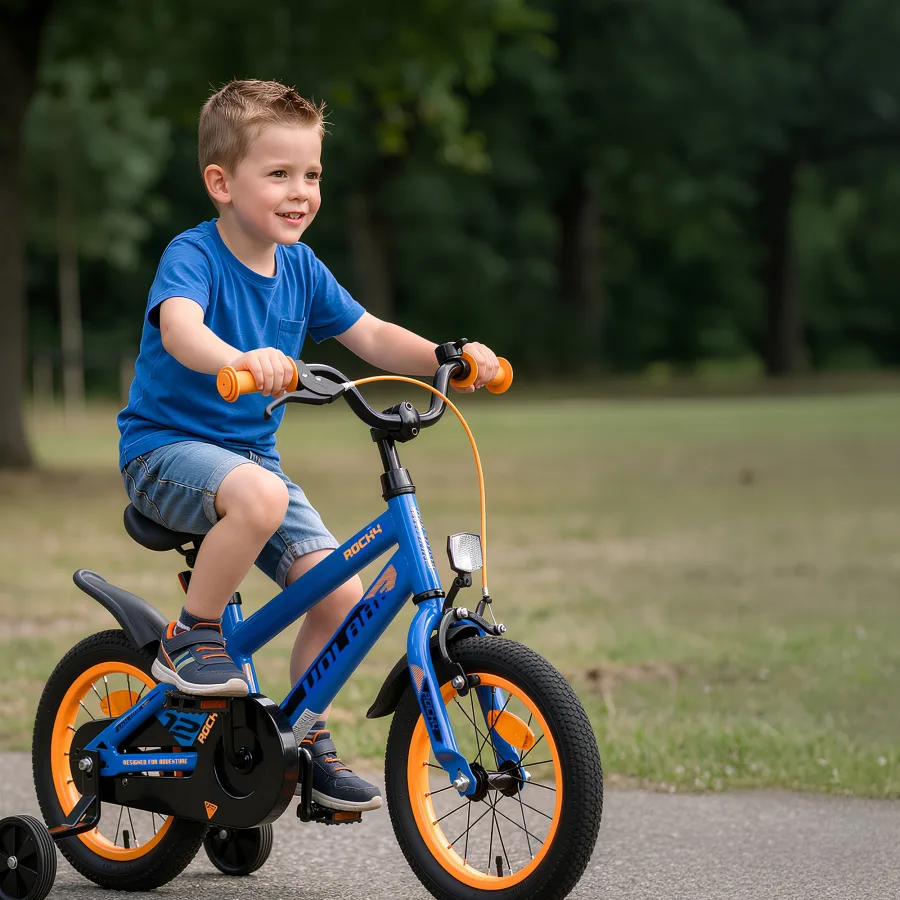 Volare Rocky Kinderfiets – Jongens – 12 inch – Blauw – Twee handremmen — foto 17