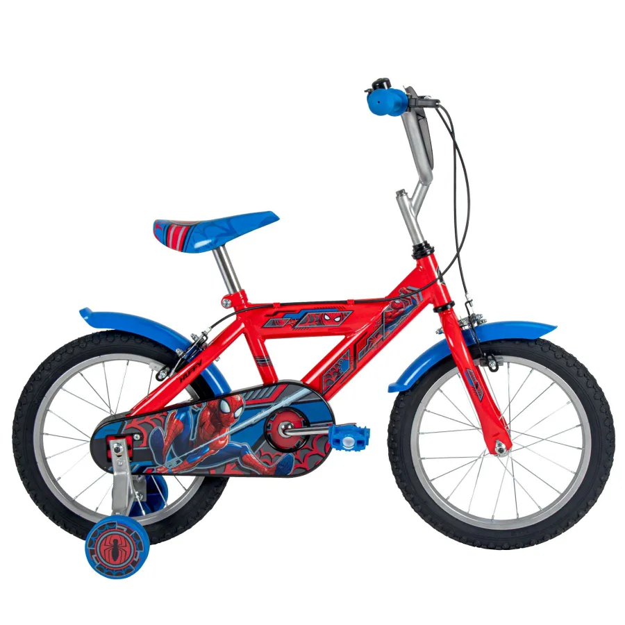 Spider-Men Children's bike - Boys - 16 inch - Red - Two hand brakes