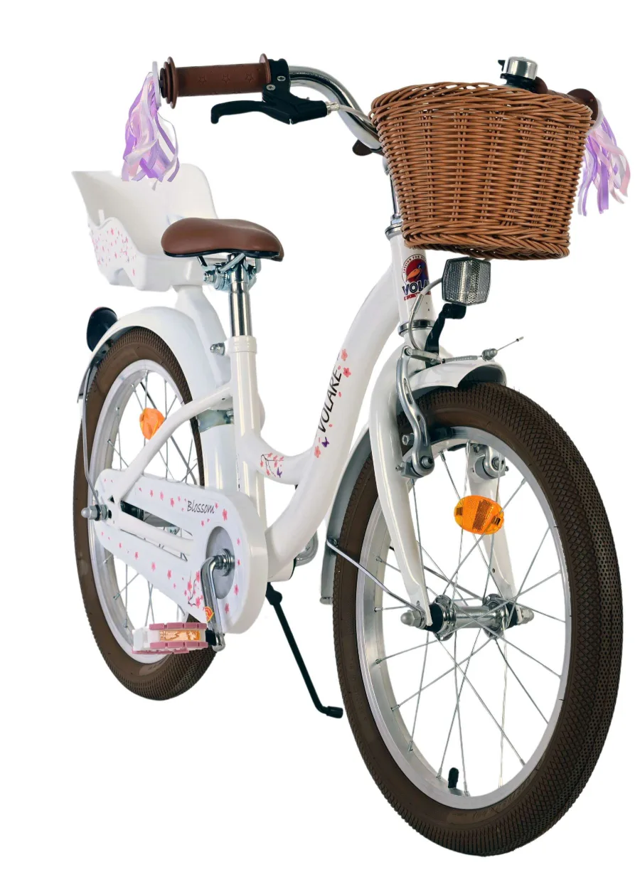 Volare Blossom Kinderfiets – Meisjes – 18 inch – Wit — foto 8