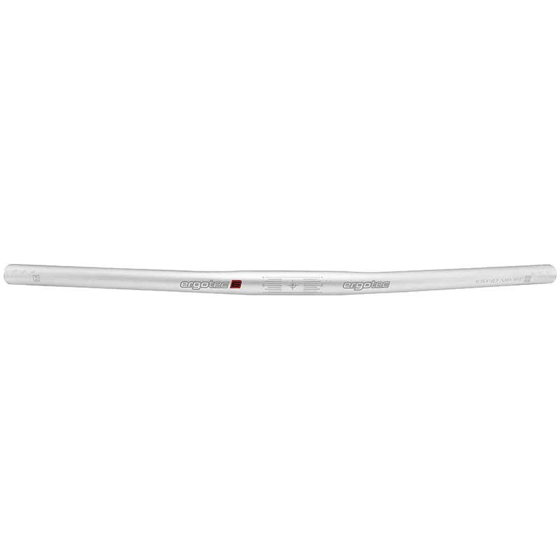 Stuur Ergotec Flat Bar 25,4x600 mm - zilver