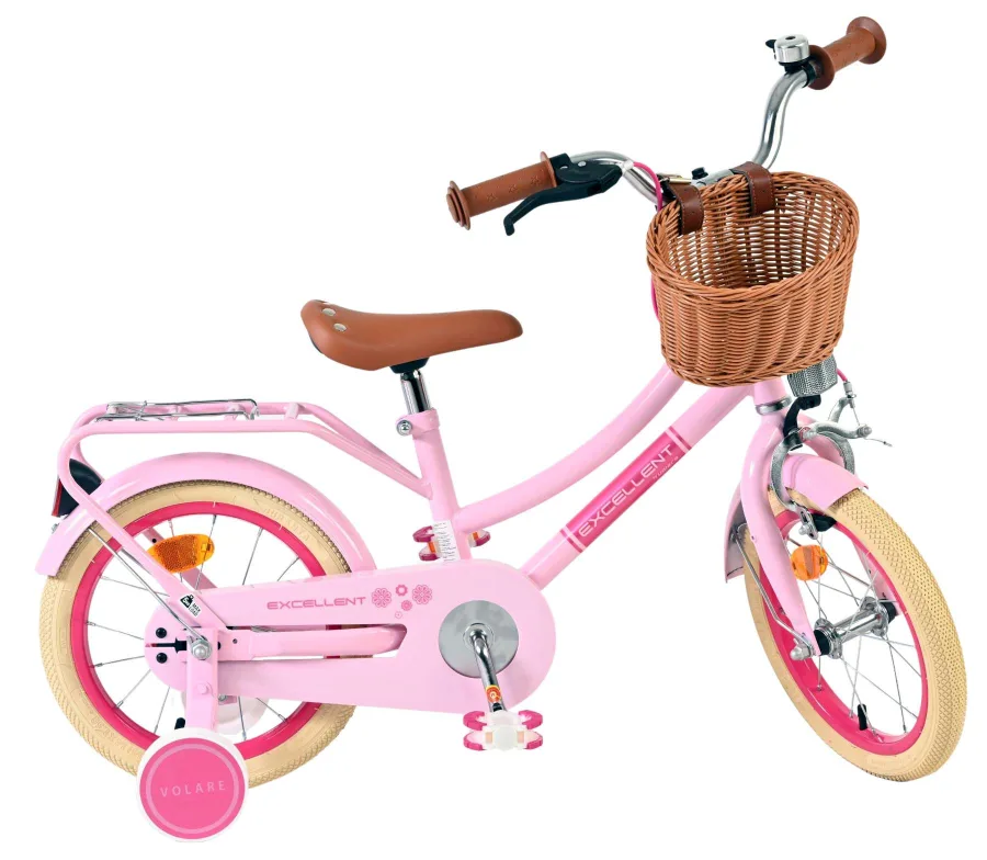 Volare Excellent Kinderfiets – Meisjes – 14 inch – Roze — foto 12