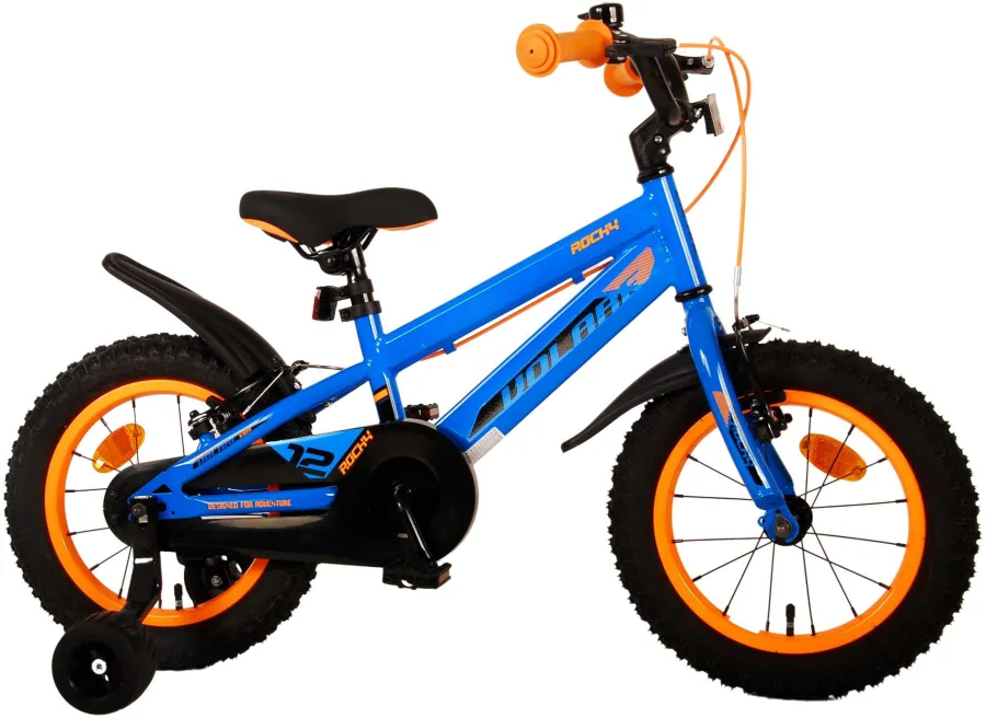 Volare Rocky Kinderfiets – Jongens – 14 inch – Blauw – Twee handremmen — foto 2