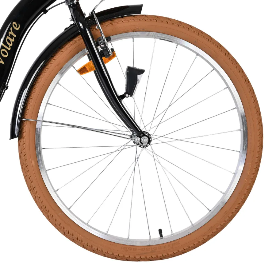 Volare Ashley Kinderfiets – Meisjes – 26 inch – Zwart – Nexus 3 versnellingen — foto 3