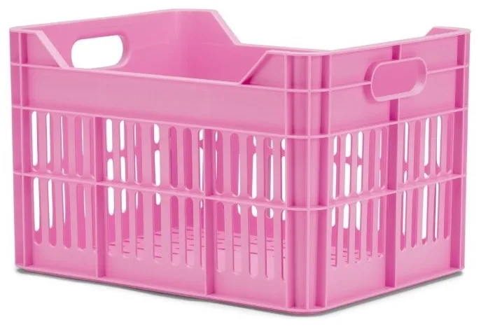 Gerecyclede Fietskrat Urban Proof Junior 15 Liter - Felroze — foto 2