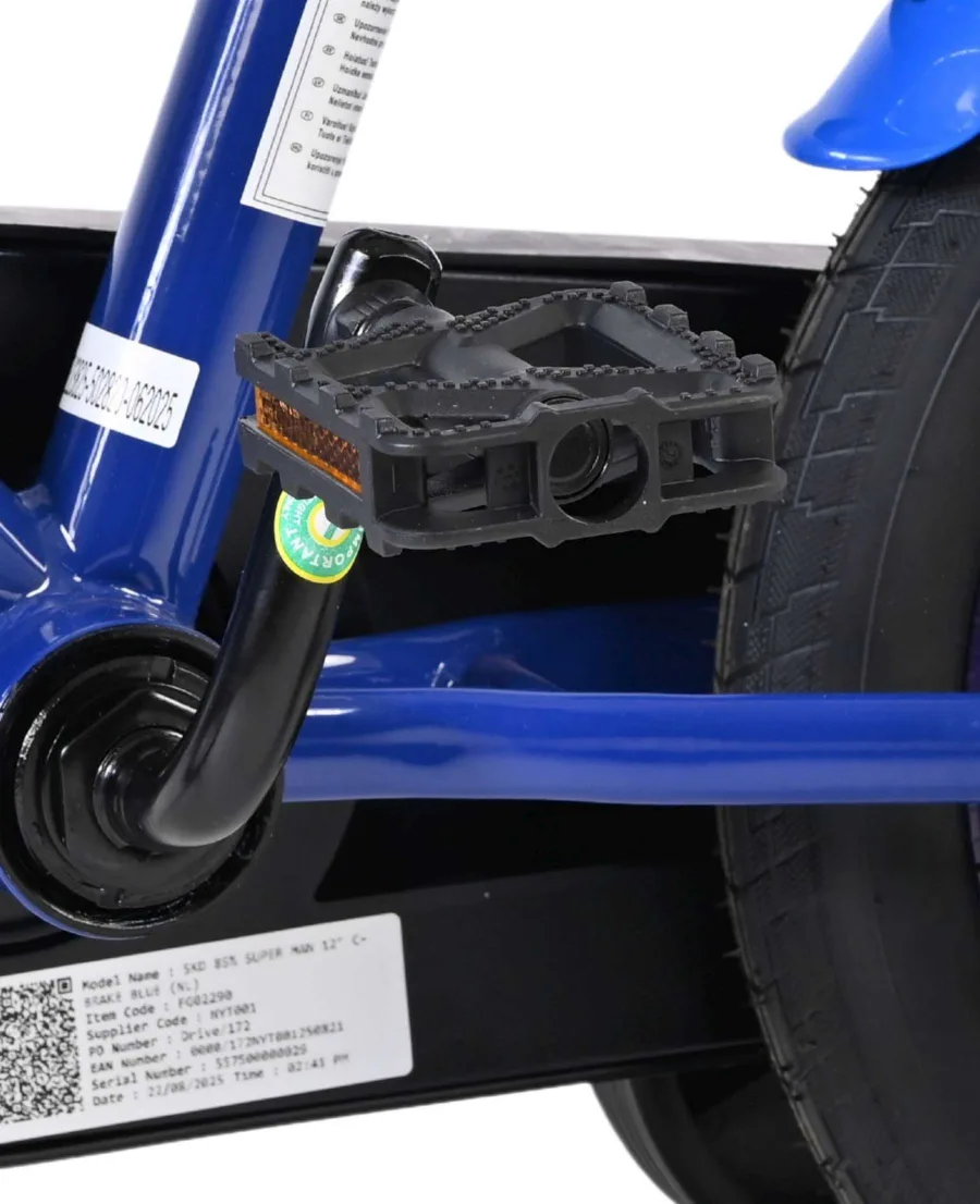 Superman Kinderfiets – Jongens – 12 inch – Blauw — foto 11