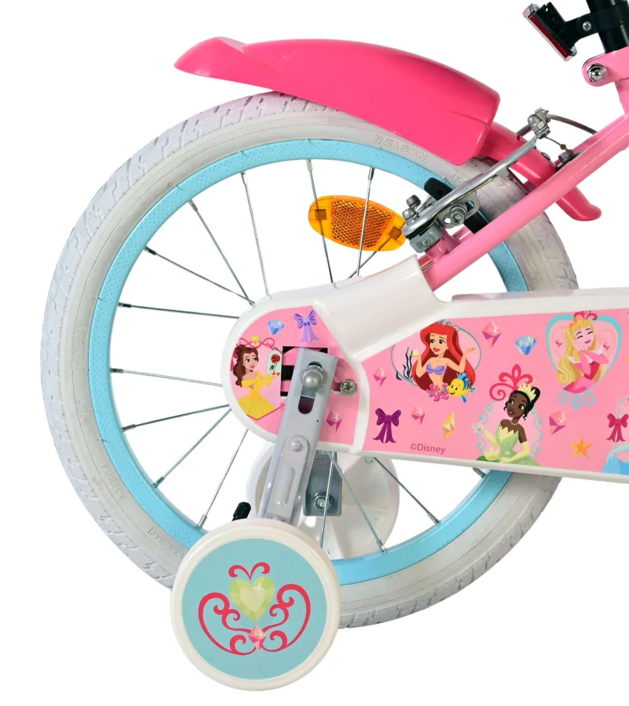 Magic Royals Kinderfiets – Meisjes – 16 inch – Roze – Twee Handremmen — foto 2