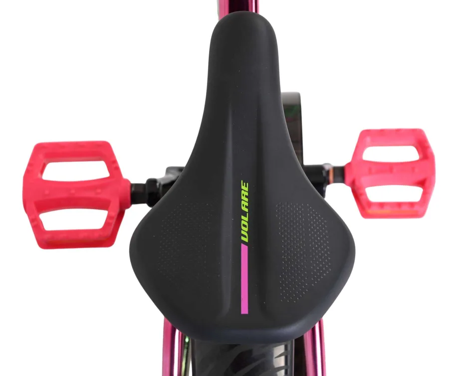 Volare Chrome Kinderfiets – Uni – 16 inch – Roze/Groen — foto 5