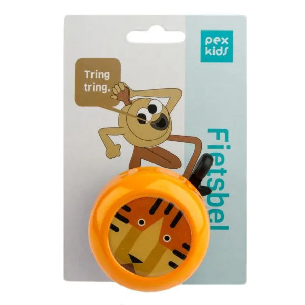 Fietsbel PexKids Tiger – geel/zwart — foto 2